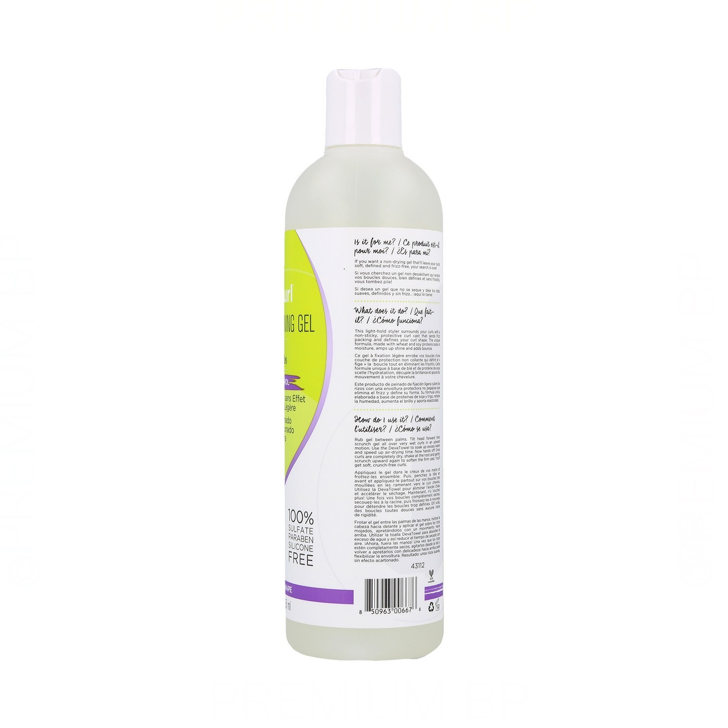 Devacurl Definidor Ligero Gel 355 ml/12Oz (Fijación Ligera)