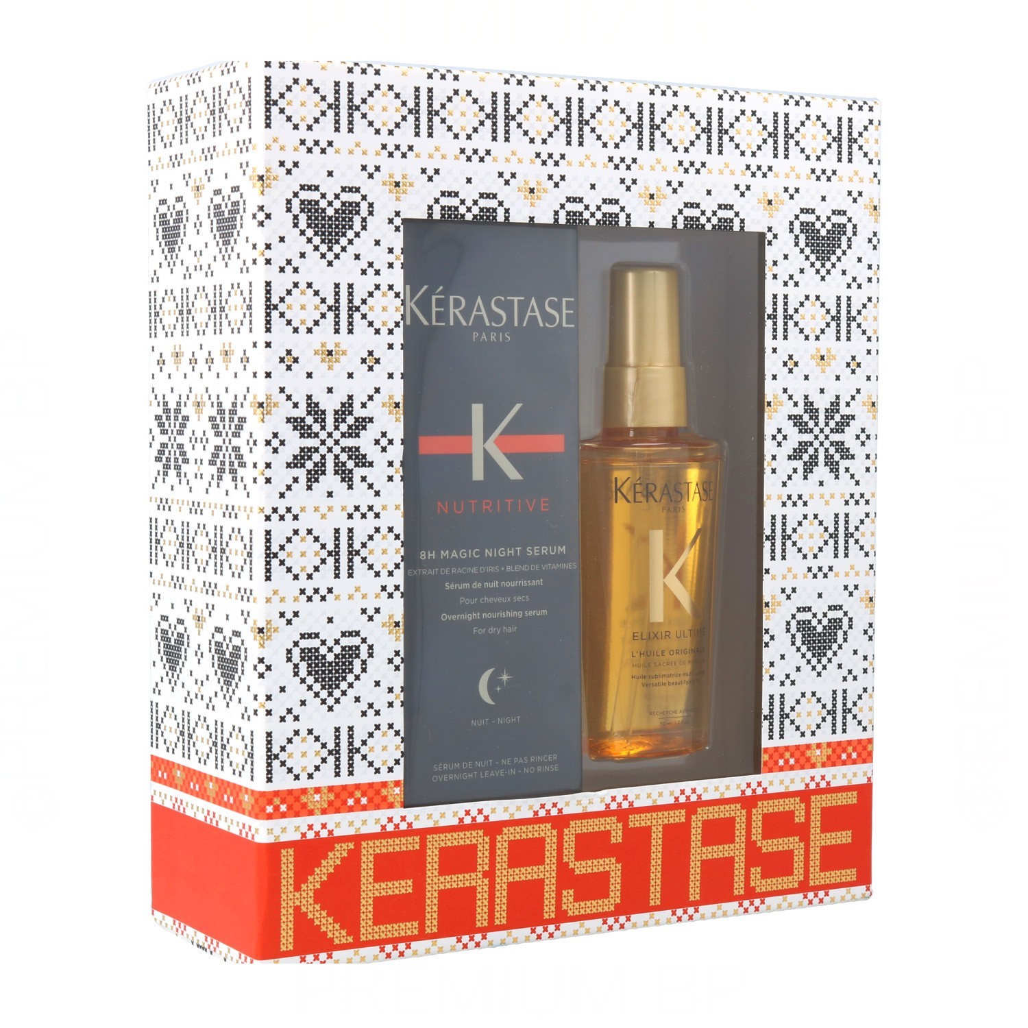 Kerastase Nutritive Duo 8H M/Night Sérum 90 ml/Elixir Original 50 ml