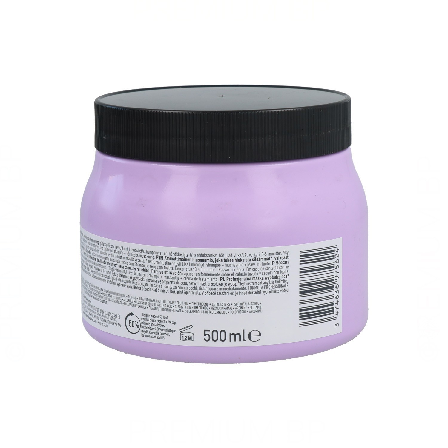 Loreal Expert Liss Unlimited Mascarilla 500 ml