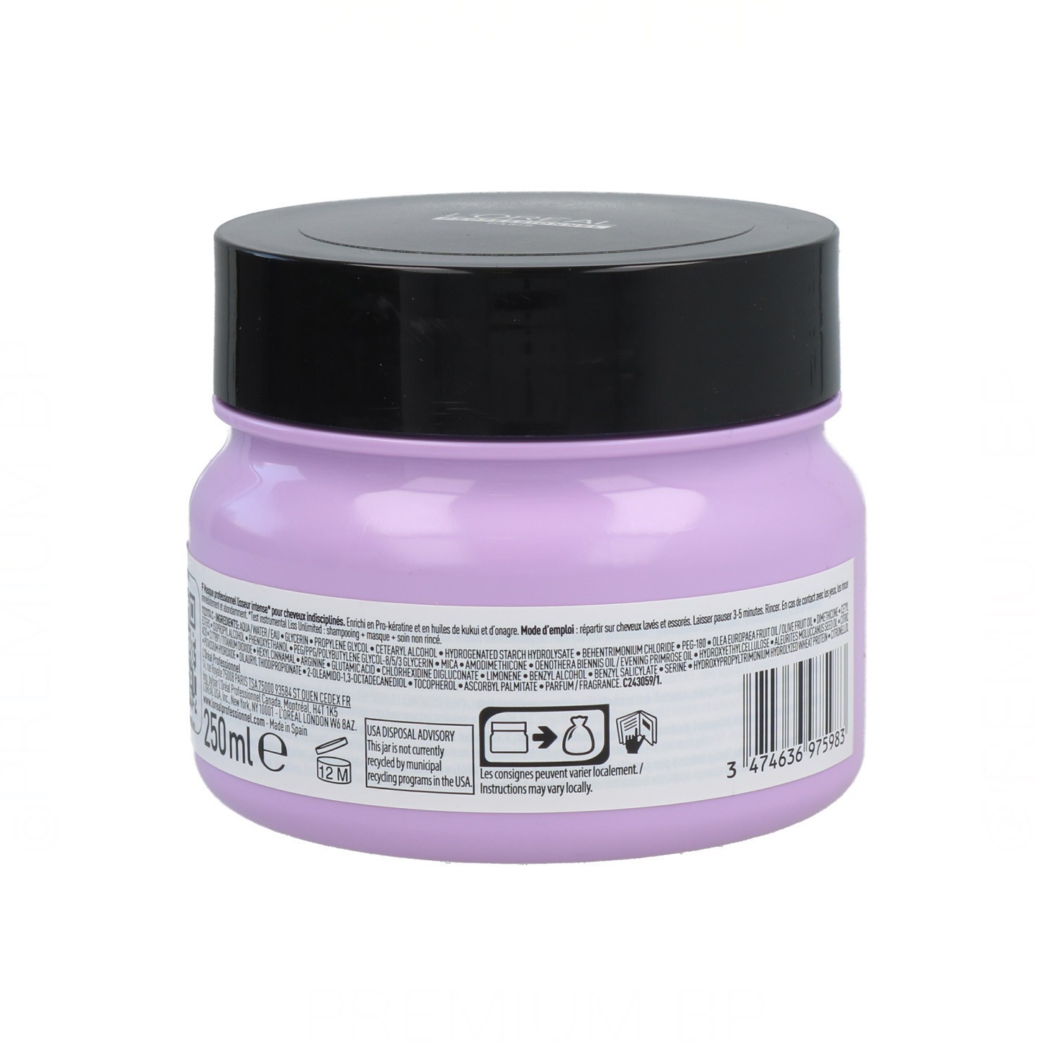 Máscara Loreal Expert Liss Unlimited 250 ml