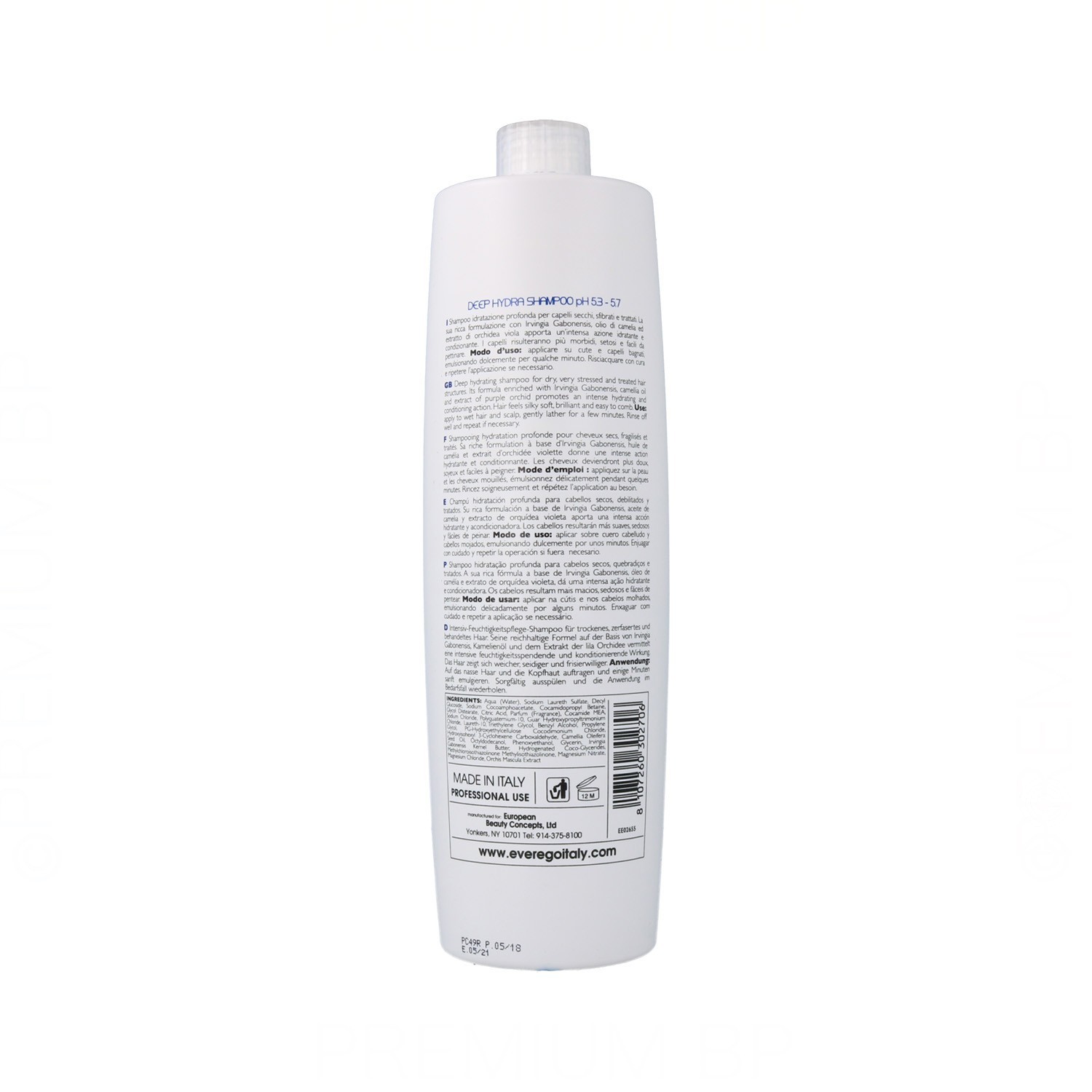 Everego Nourishing Spa Quench & Care Hydratation Profond Shampooing 1000 ml