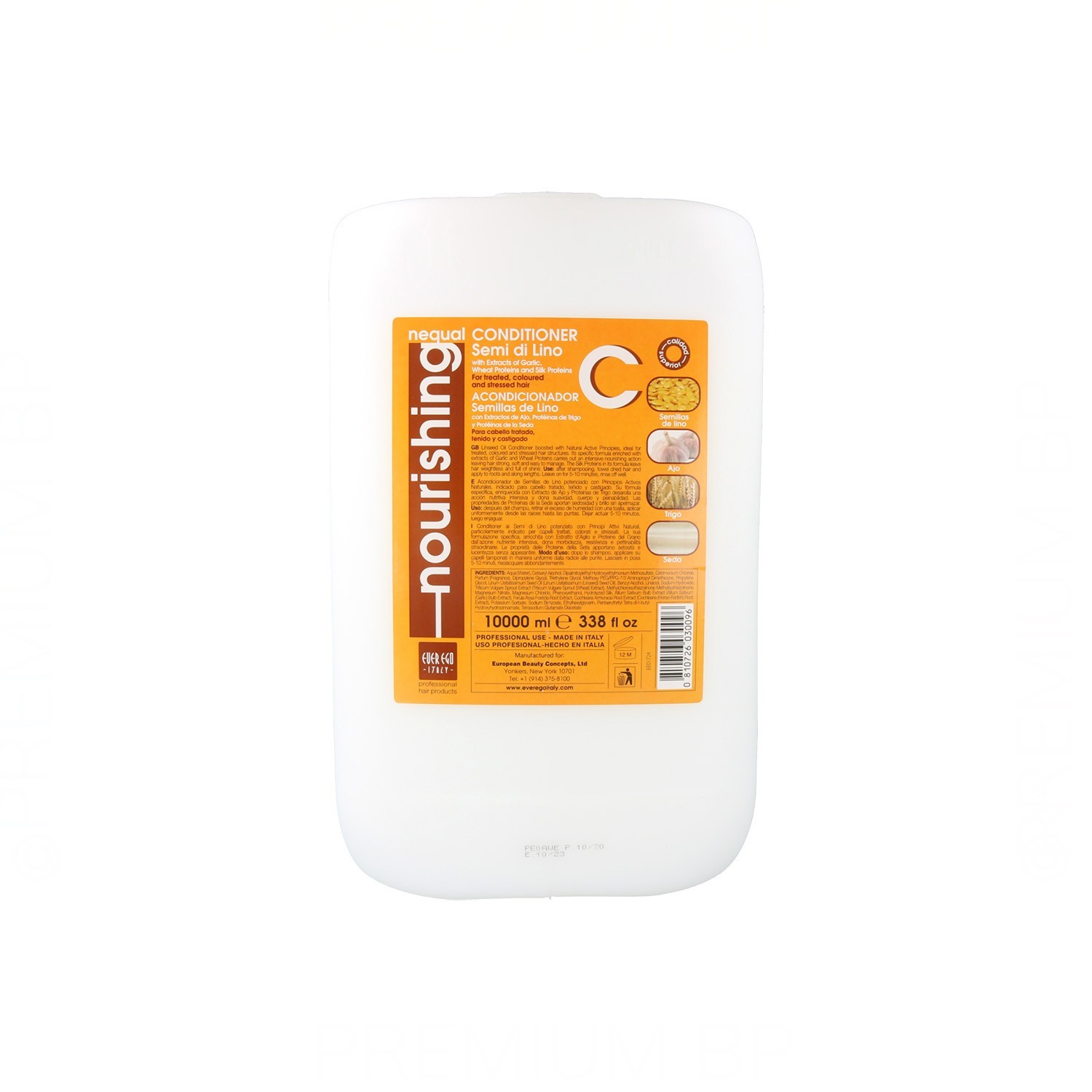 Everego Nourishing Semillas De Lino Acondicionador 10000 ml