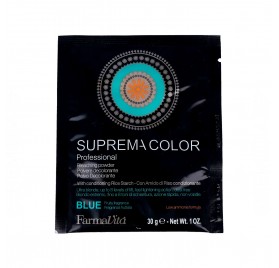 Farmavita Suprema Bleaching Polvo Decolorante Azul 30 gr