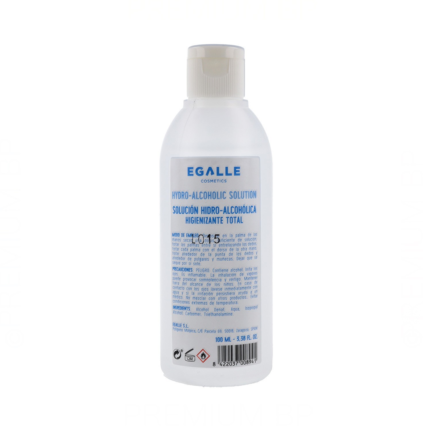 Egalle Solución Hidro-Alcoholica 100 ml (Higienizante)