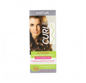 Kativa Keep Curl Activator Leave In Cream 200 ml