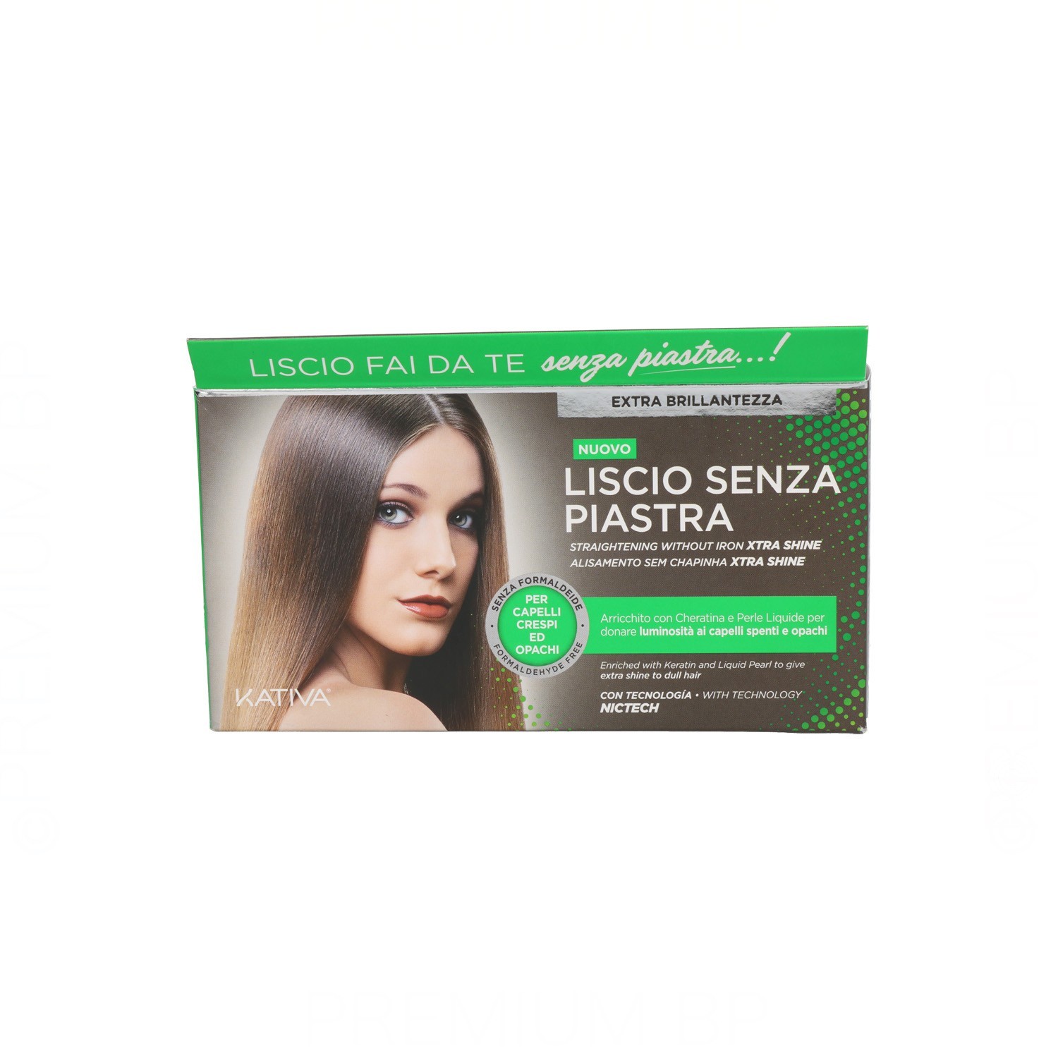 Kativa Raddrizzamento Senza Ferro Kit Xtra Shine