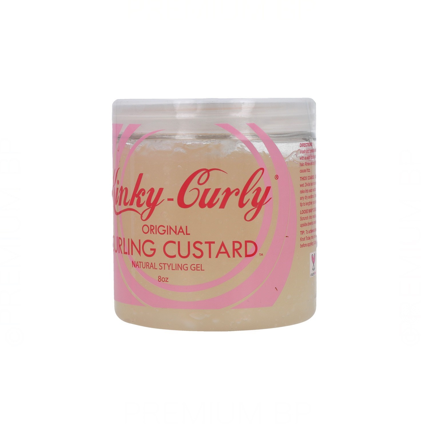 Kinky-Curly Curling Custard Styling Gel 8Oz