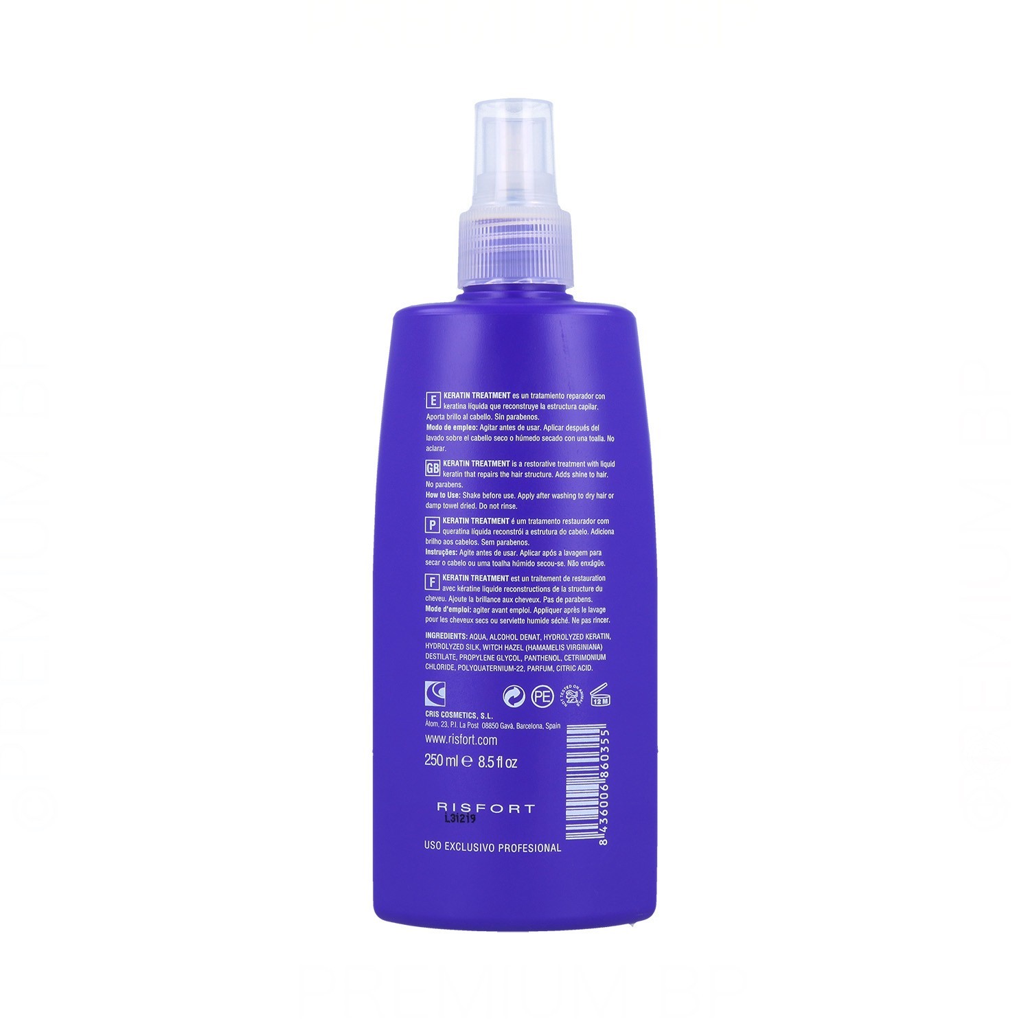 Risfort Keratin Trattamento Spray 250 ml