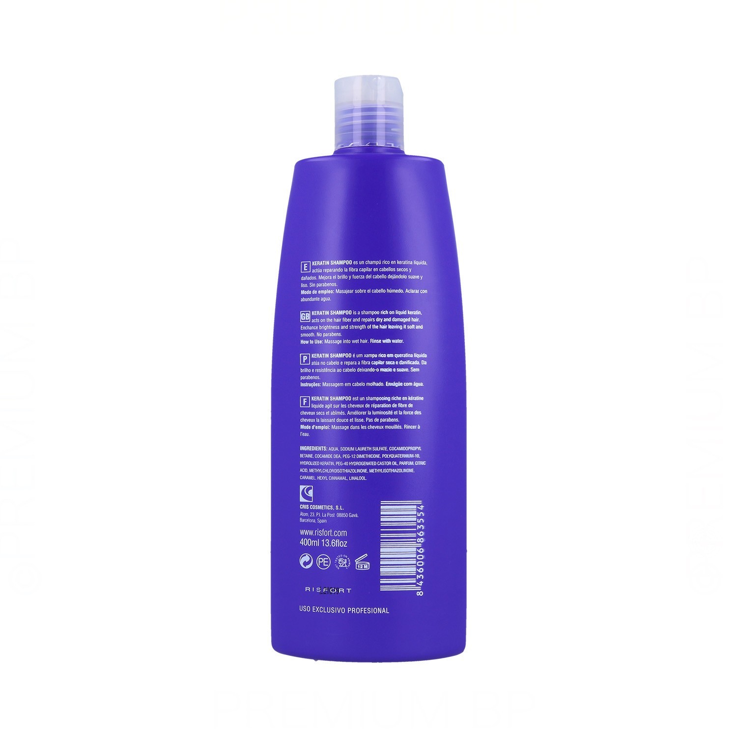 Risfort Keratin Xampú 400 ml