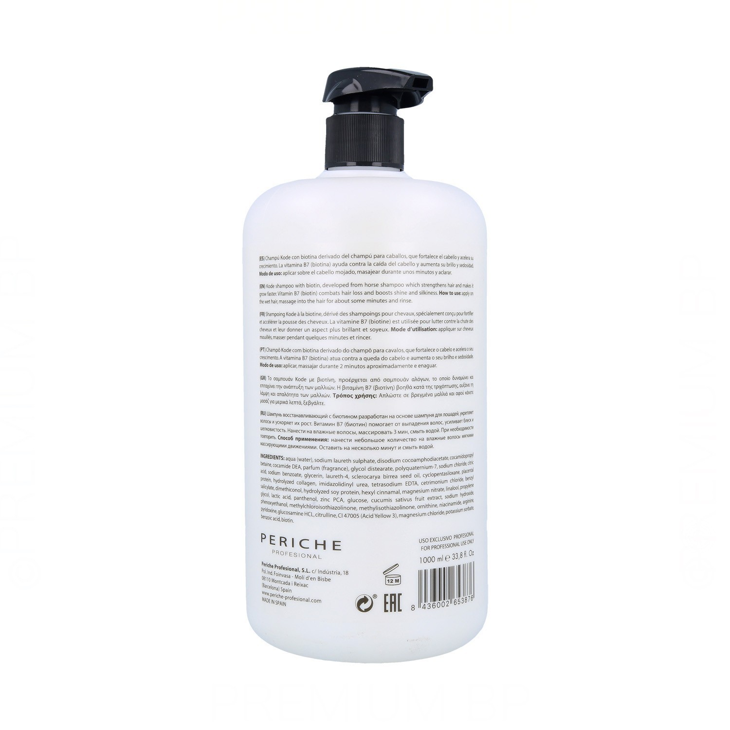 Periche Kode Kbyo Biotina/Repair Champú 1000 ml