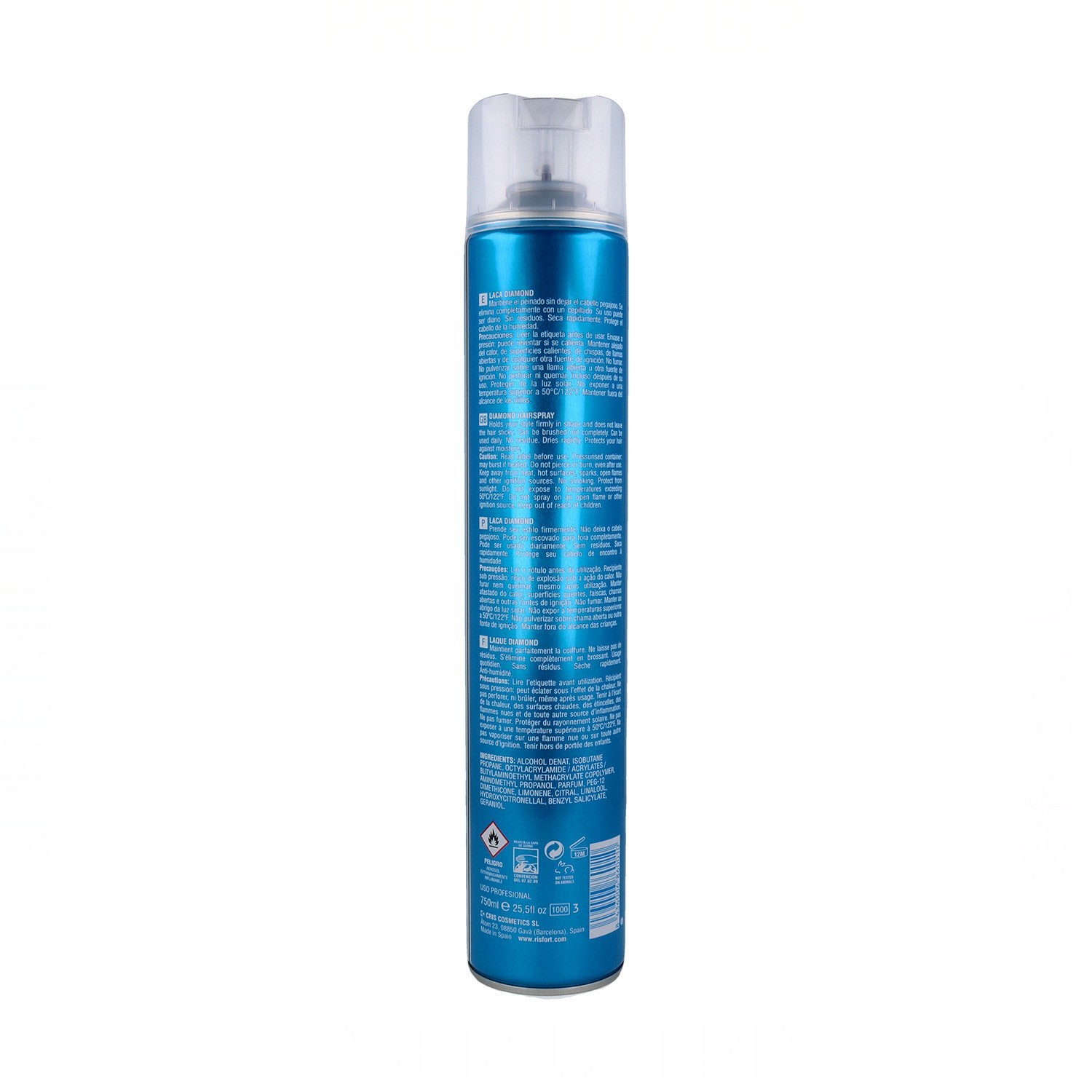 Risfort Diamond Laca/Spray Fuerte 750 ml