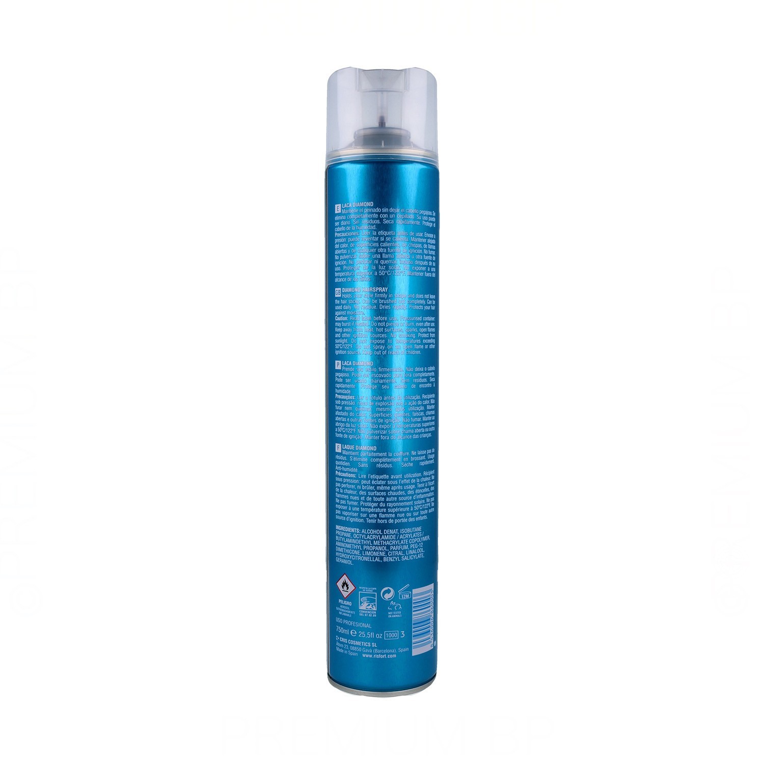 Risfort Diamond Laca/Spray Normal 750 ml