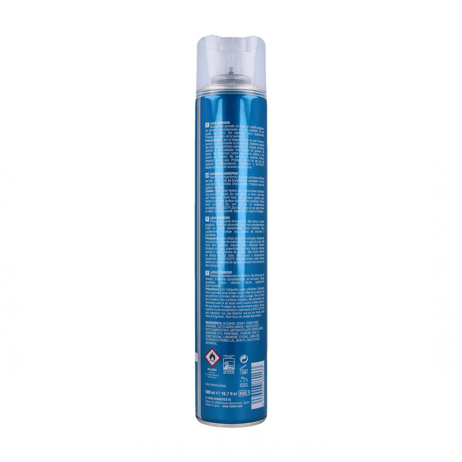 Risfort Diamond Laca/Spray Normal 500 ml