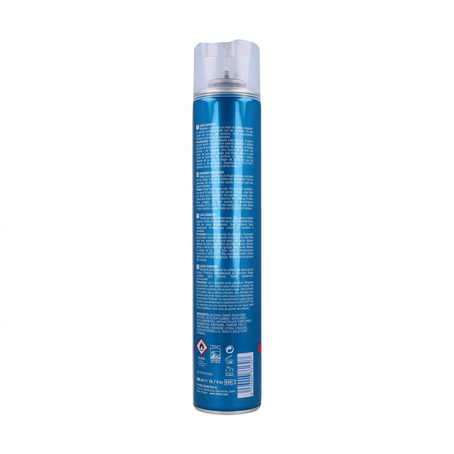 Risfort Diamond Laca/Spray Extra Fuerte 500 ml