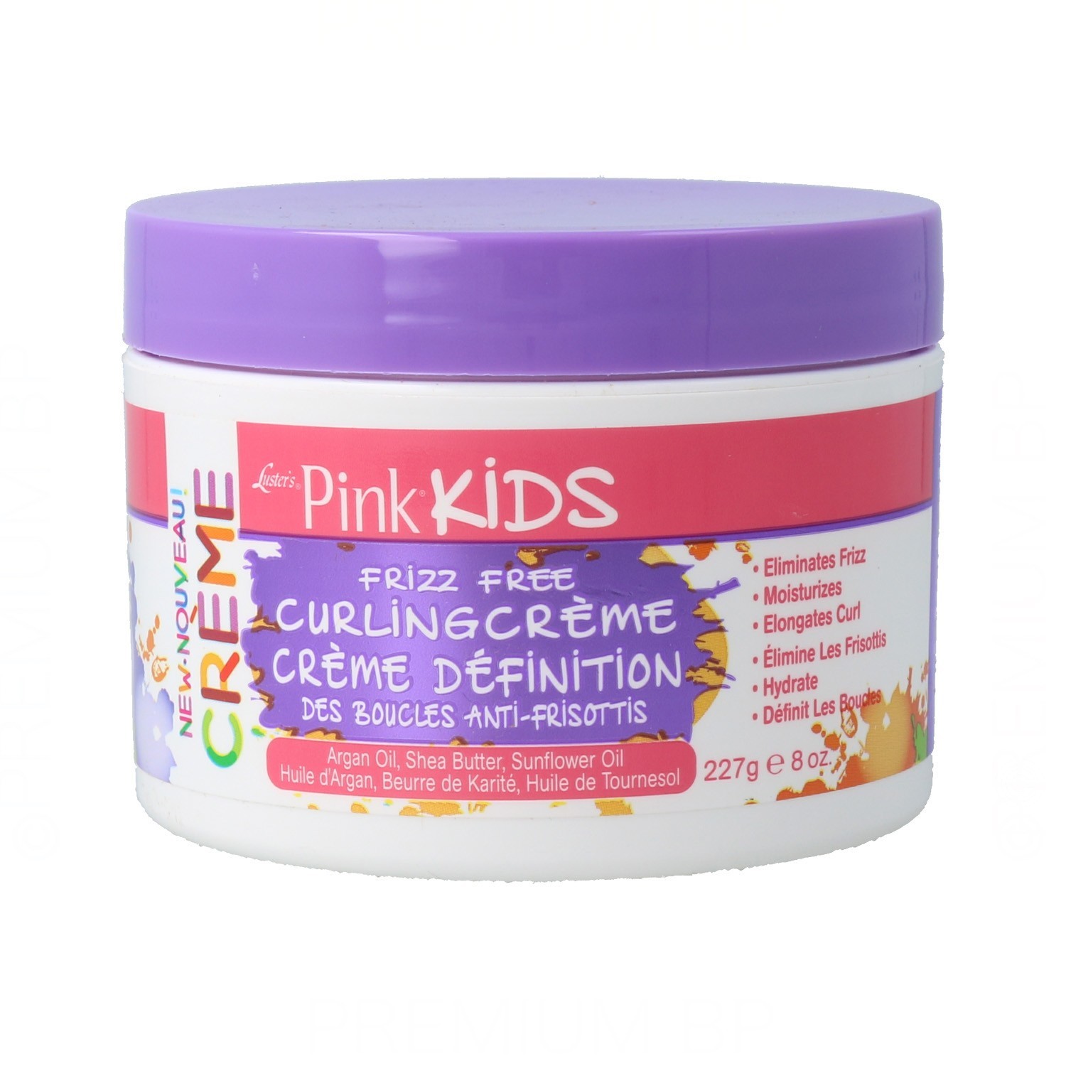 Luster Pink Kids Frizz Free Curling Creme 8Oz/227G