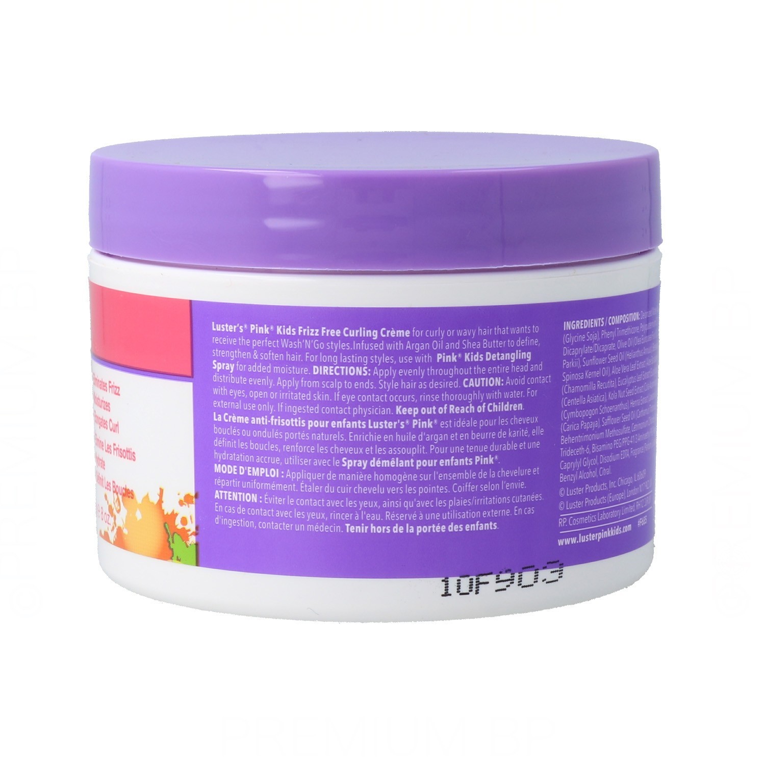 Luster Pink Kids Frizz Free Curling Creme 8Oz/227G