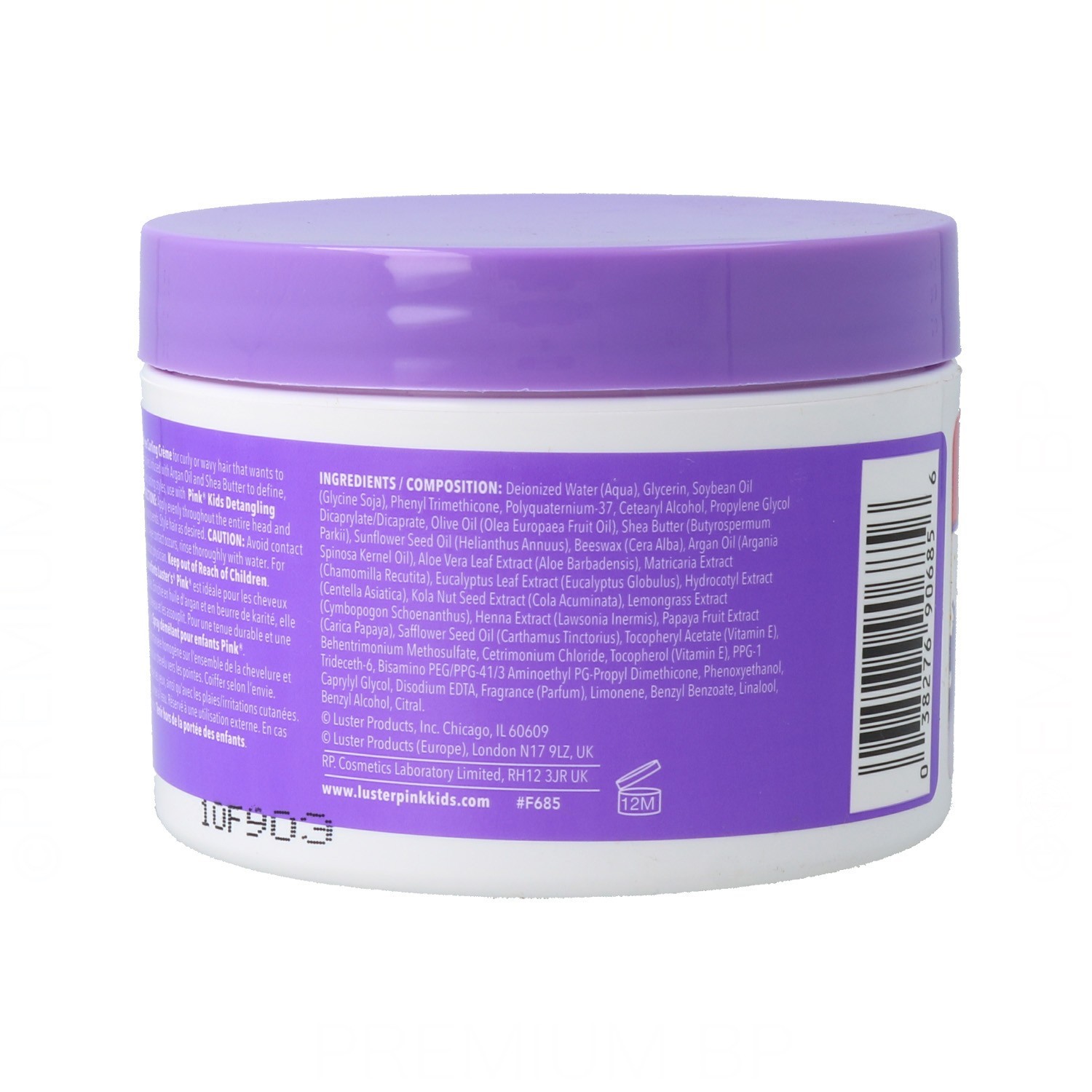 Luster Pink Kids Frizz Free Curling Creme 8Oz/227G