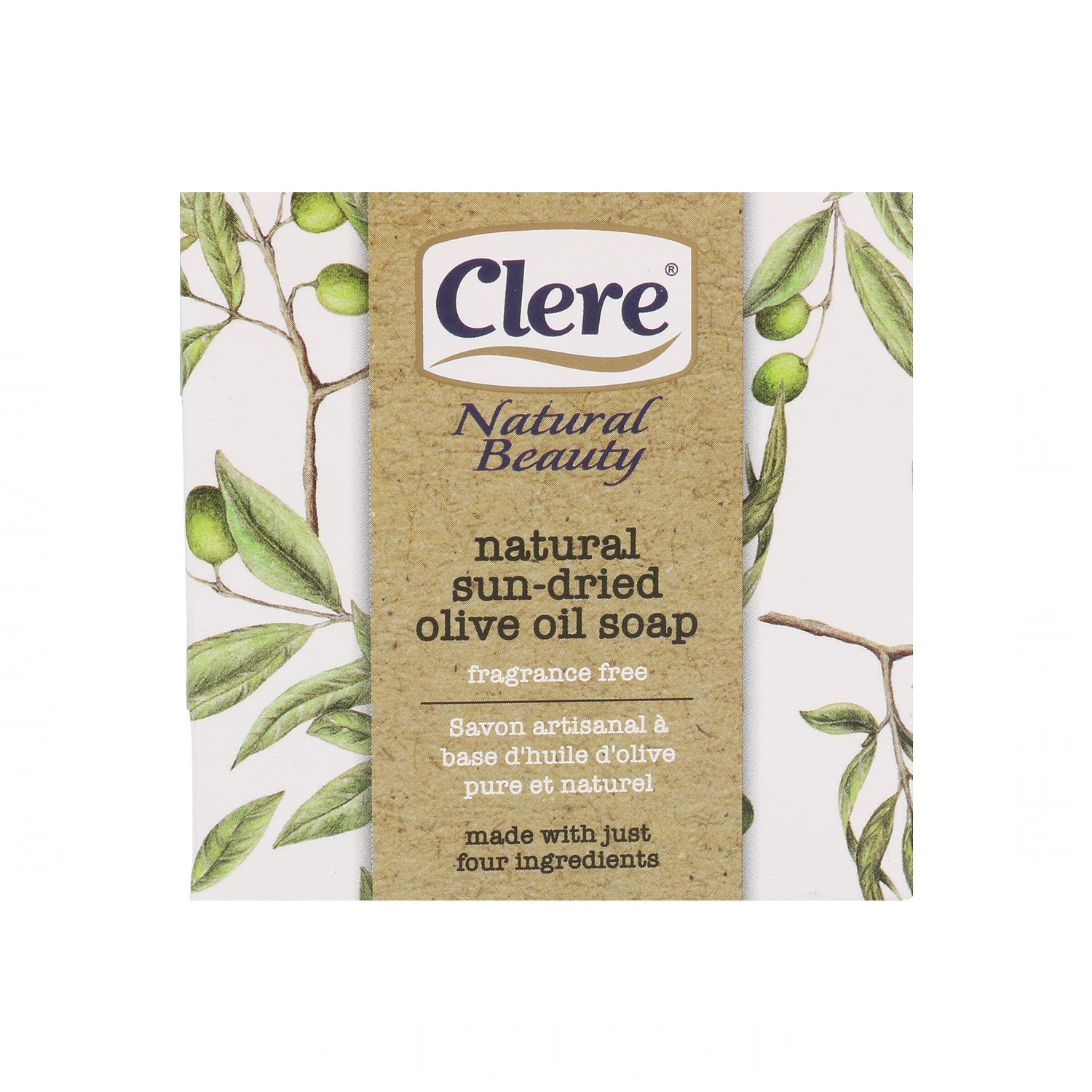 Clere Natural Beauty Jabón Artesano Aceite de Oliva 200G (Nbc506)