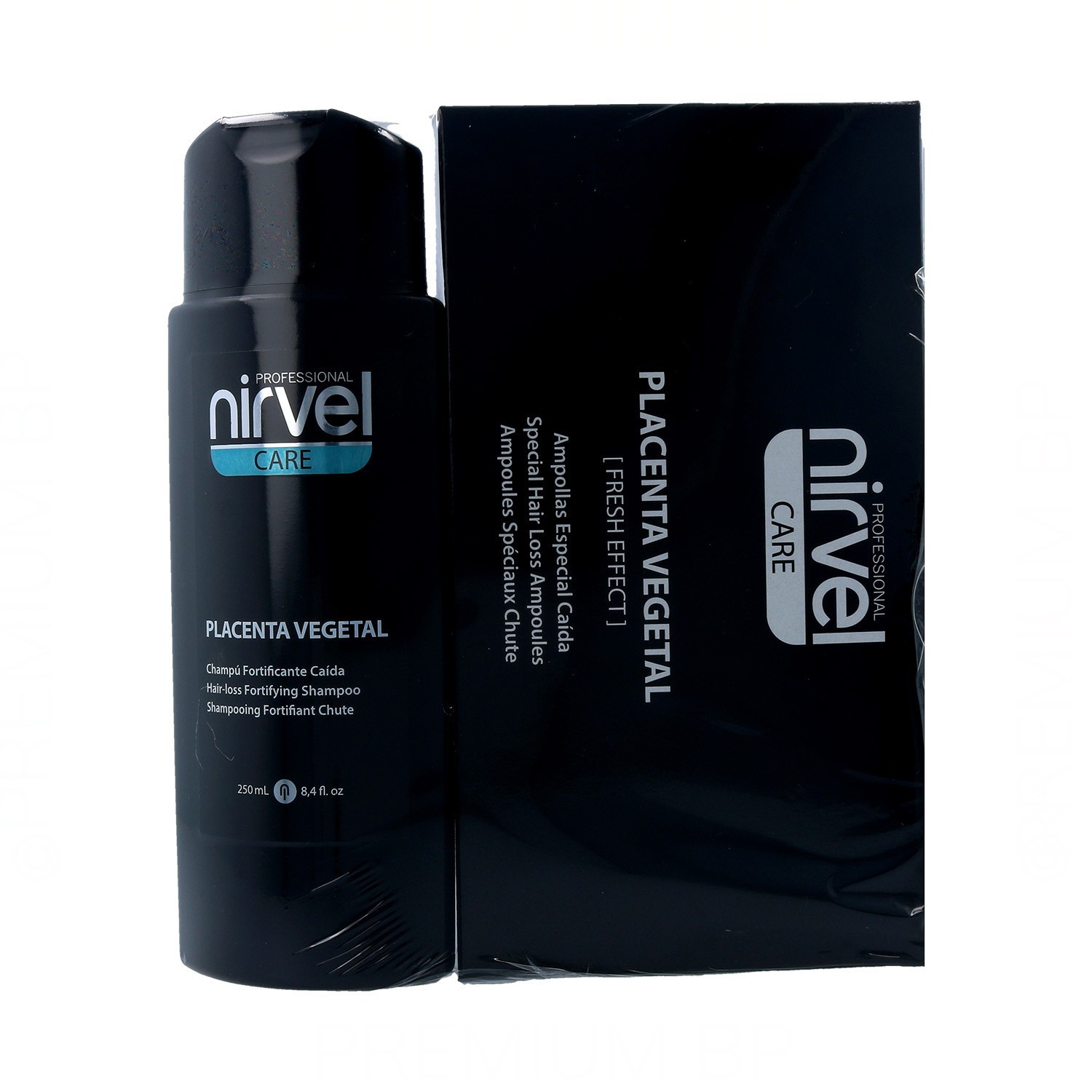 Nirvel Care Pack Placenta Champú 250 ml / Ampollas 10 x 10 ml Nirvel Care Pack Placenta Champú 250 ml / Ampollas 10 x 10 ml