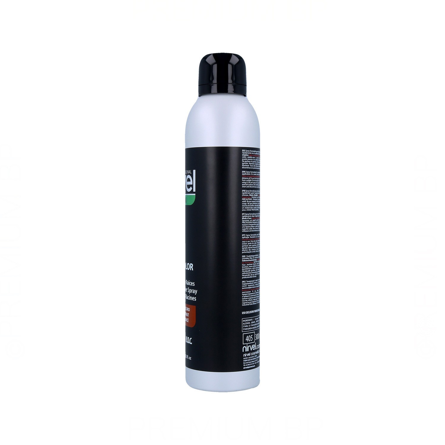 Nirvel Green Dry Color Spray Castanha Escuro 300 ml