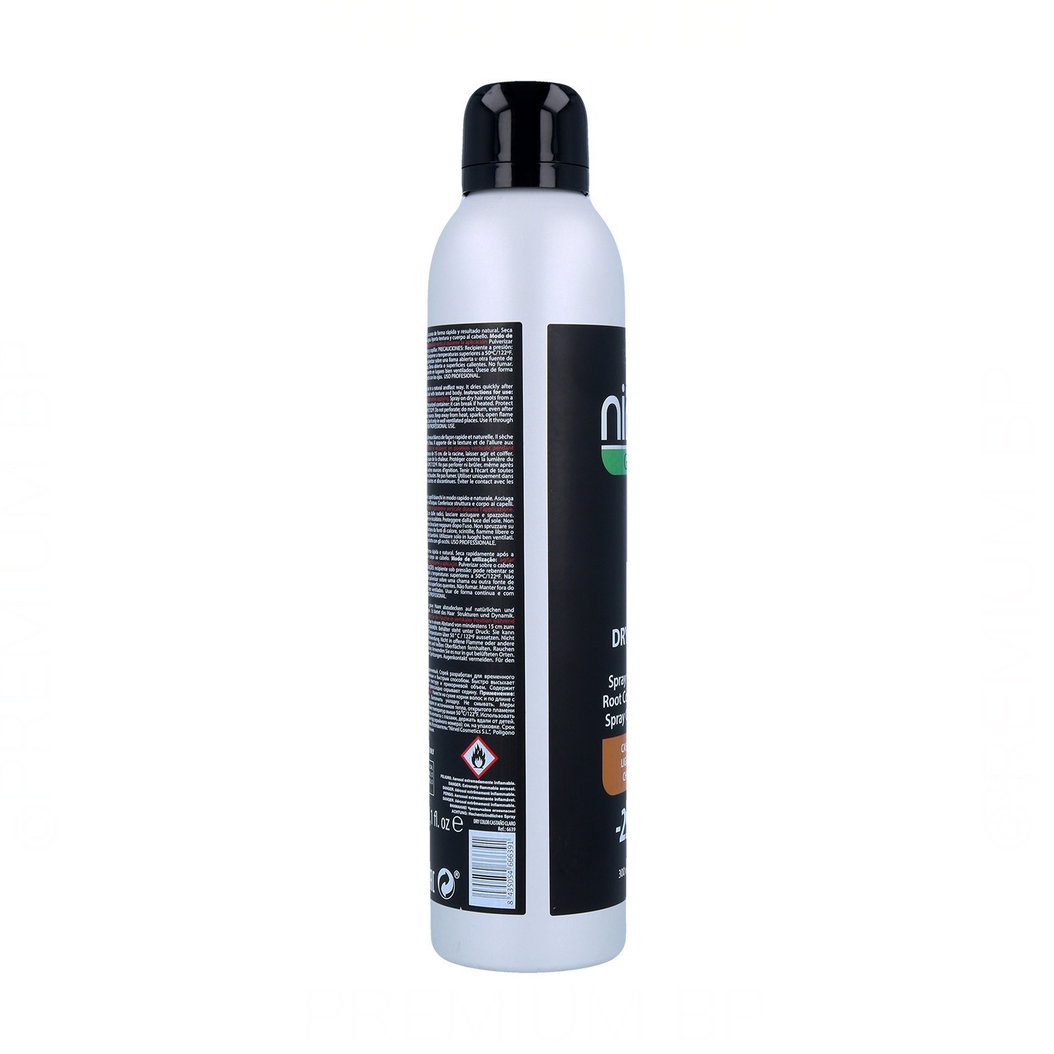 Nirvel Green Dry Color Spray Castaño Claro 300 ml