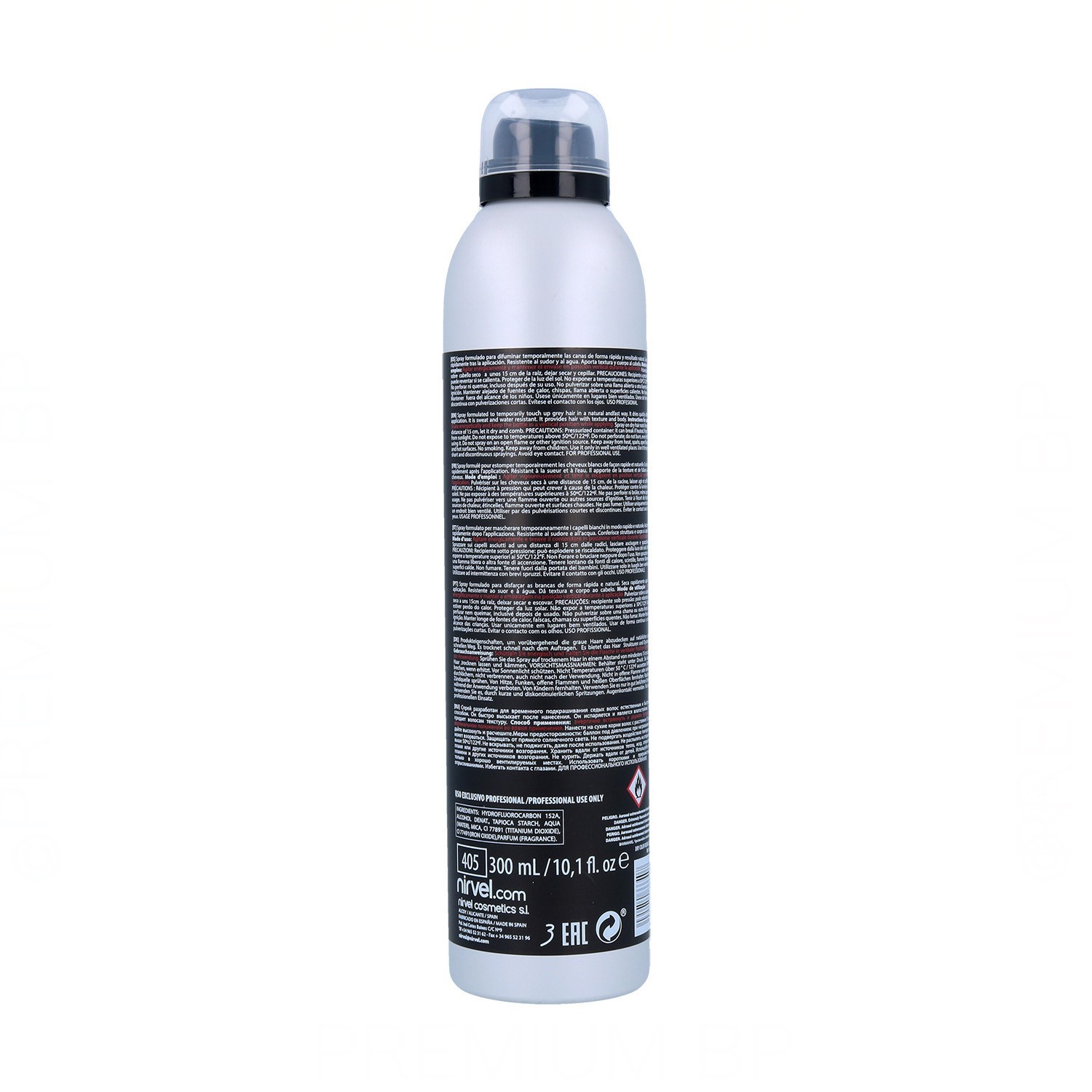 Nirvel Dry Couleur Or Spray Blond Clair 300 ml