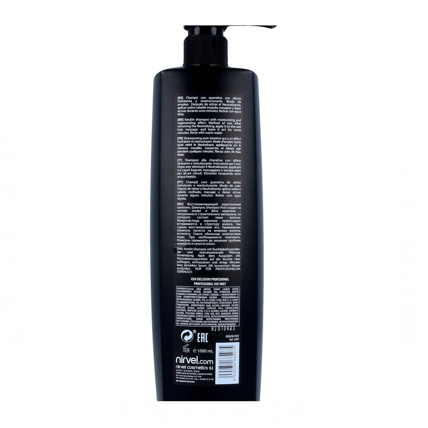 Nirvel Technica Shampoo Keratin Post 1000 Ml