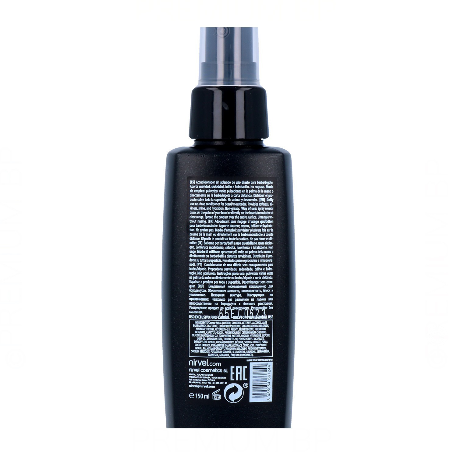 Nirvel Men Barber Total Soft Acondicionador Sin Amoniaco 150 ml
