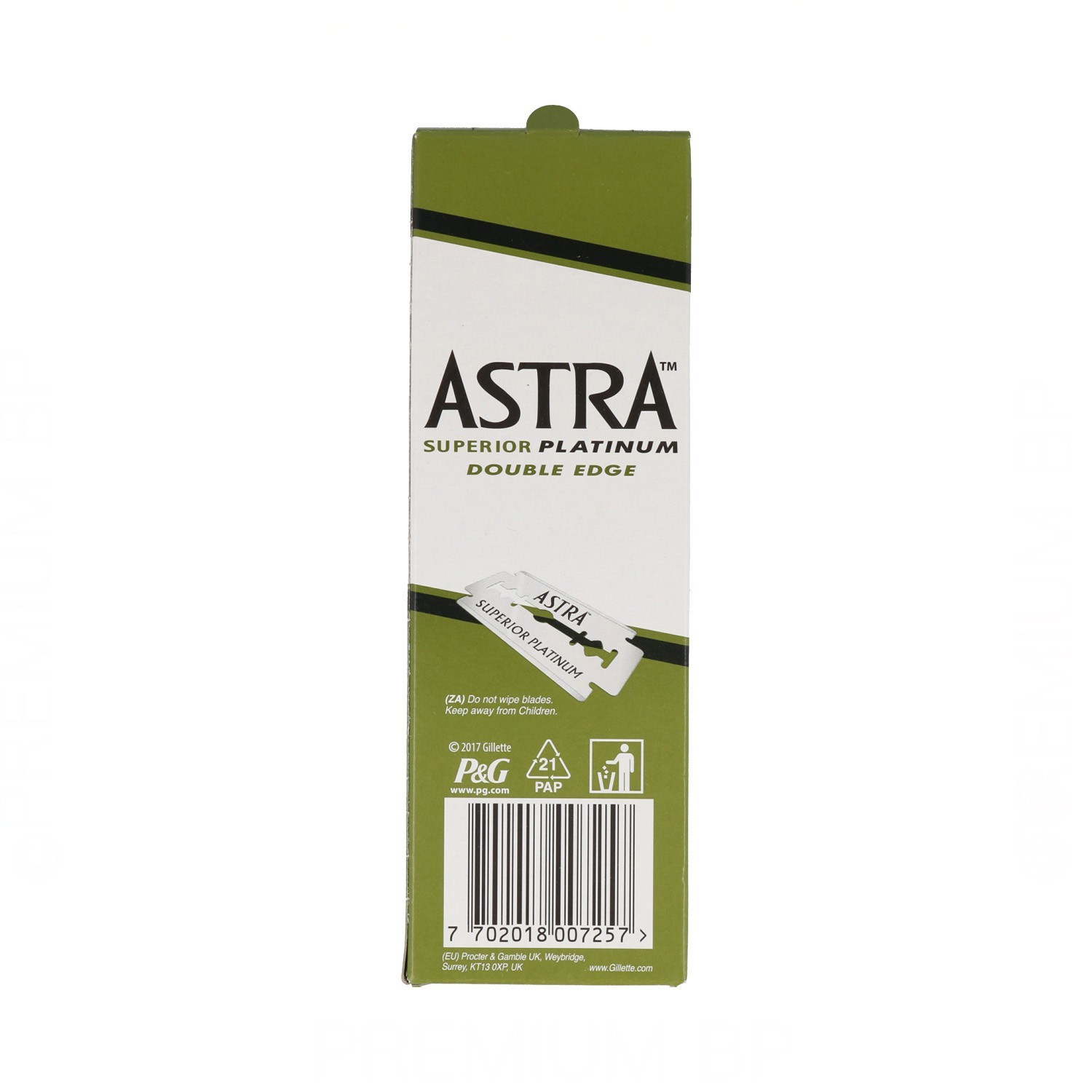 Astra Superior Platinum Blades 100Pcs (20X5) Astra Superior Platinum Blades 100Pcs (20X5)