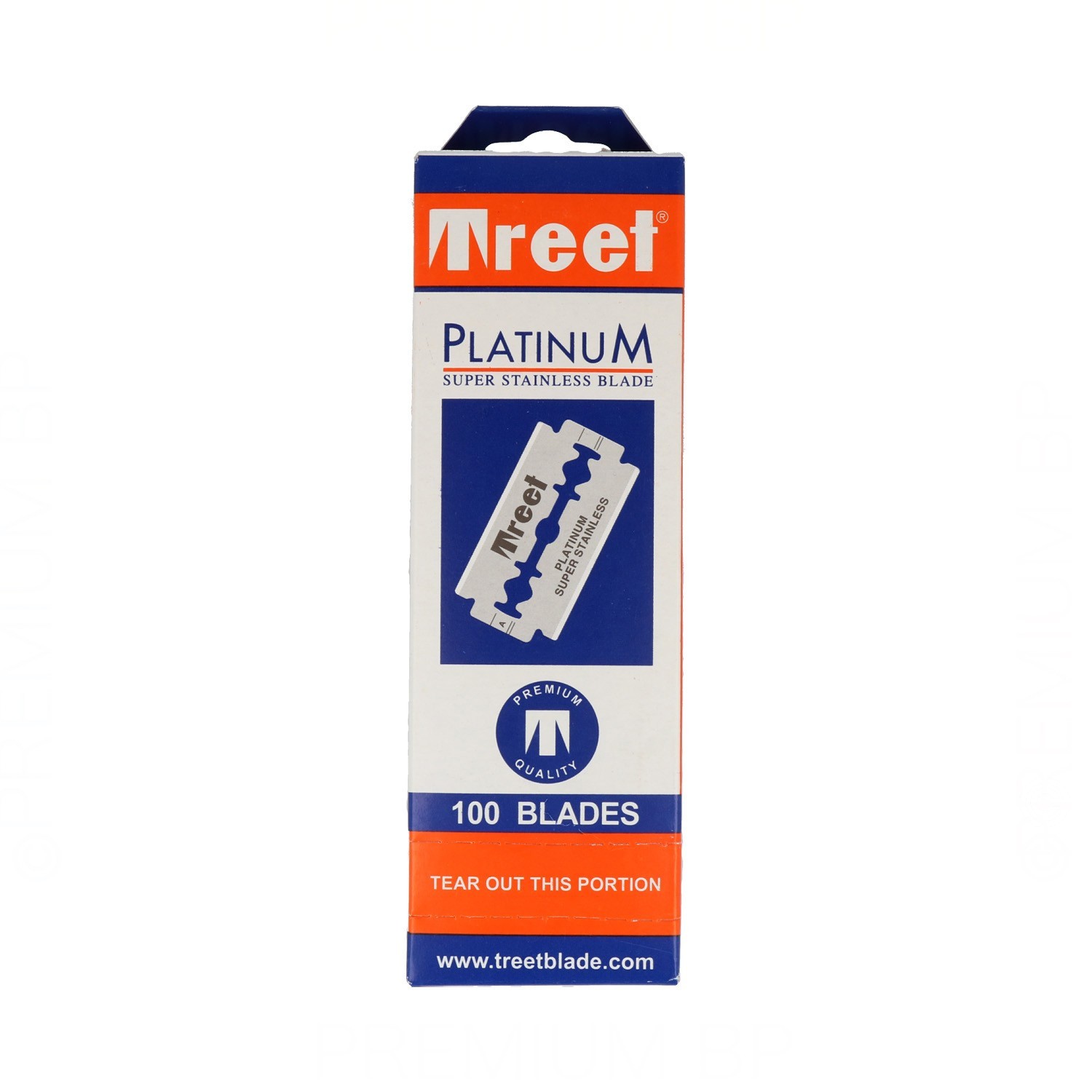 Treet Platinum Super Stainless Cuchillas 100Pcs (20X5)