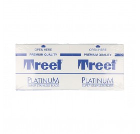 Treet Platinum Premium Quality Super Stainless Lames 100Pcs (20X5)