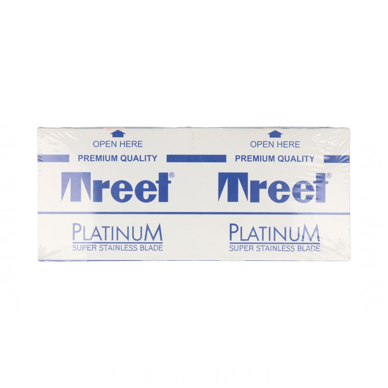 Treet Platinum Premium Quality Super Stainless Cuchillas 100Pcs (20X5) Treet Platinum Premium Quality Super Stainless Cuchillas 100Pcs (20X5)