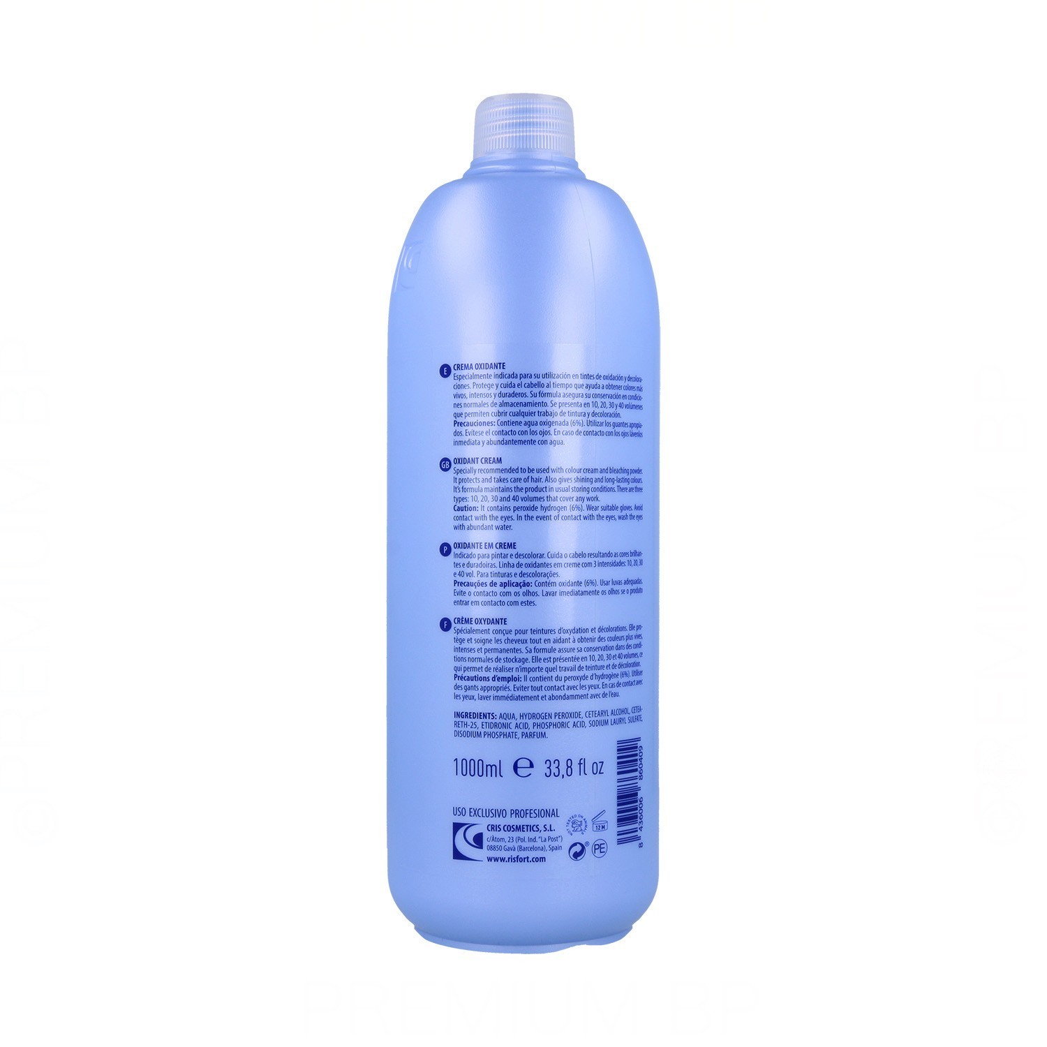 Risfort Oxidante Crema 20Vol (6%) 1000 ml