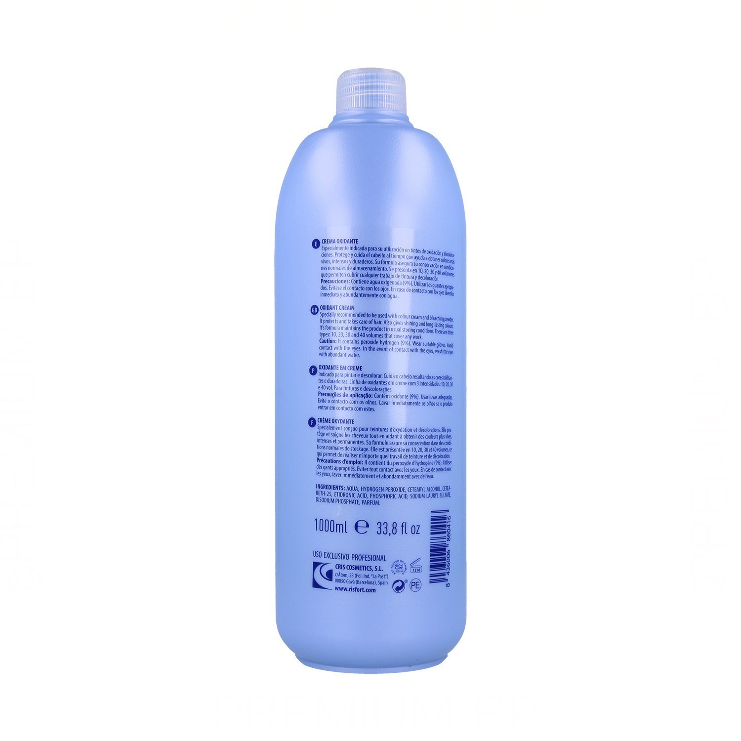 Risfort Oxidante Crema 30Vol (9%) 1000 ml