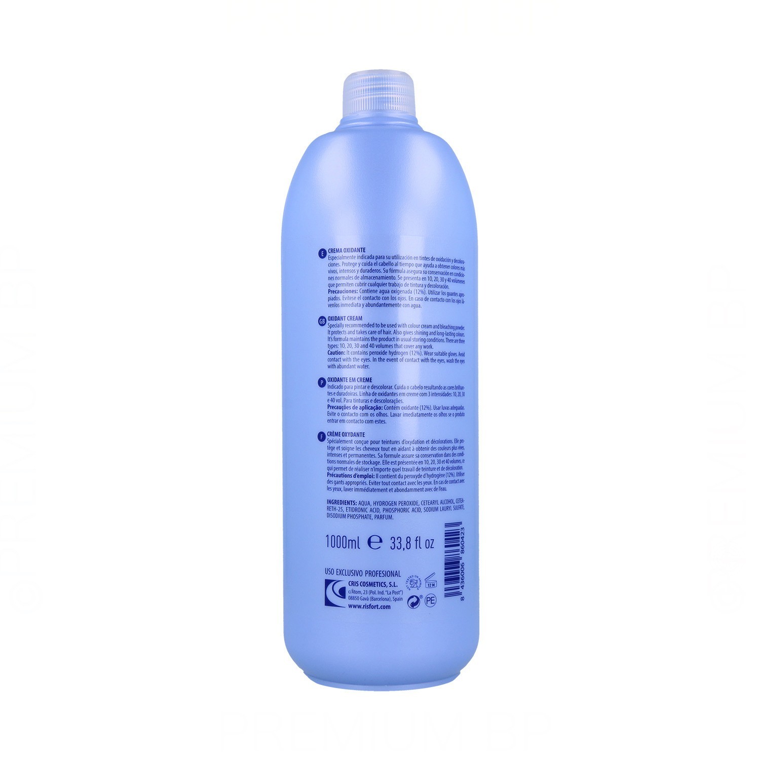 Risfort Oxidante Crema 40Vol (12%) 1000 ml