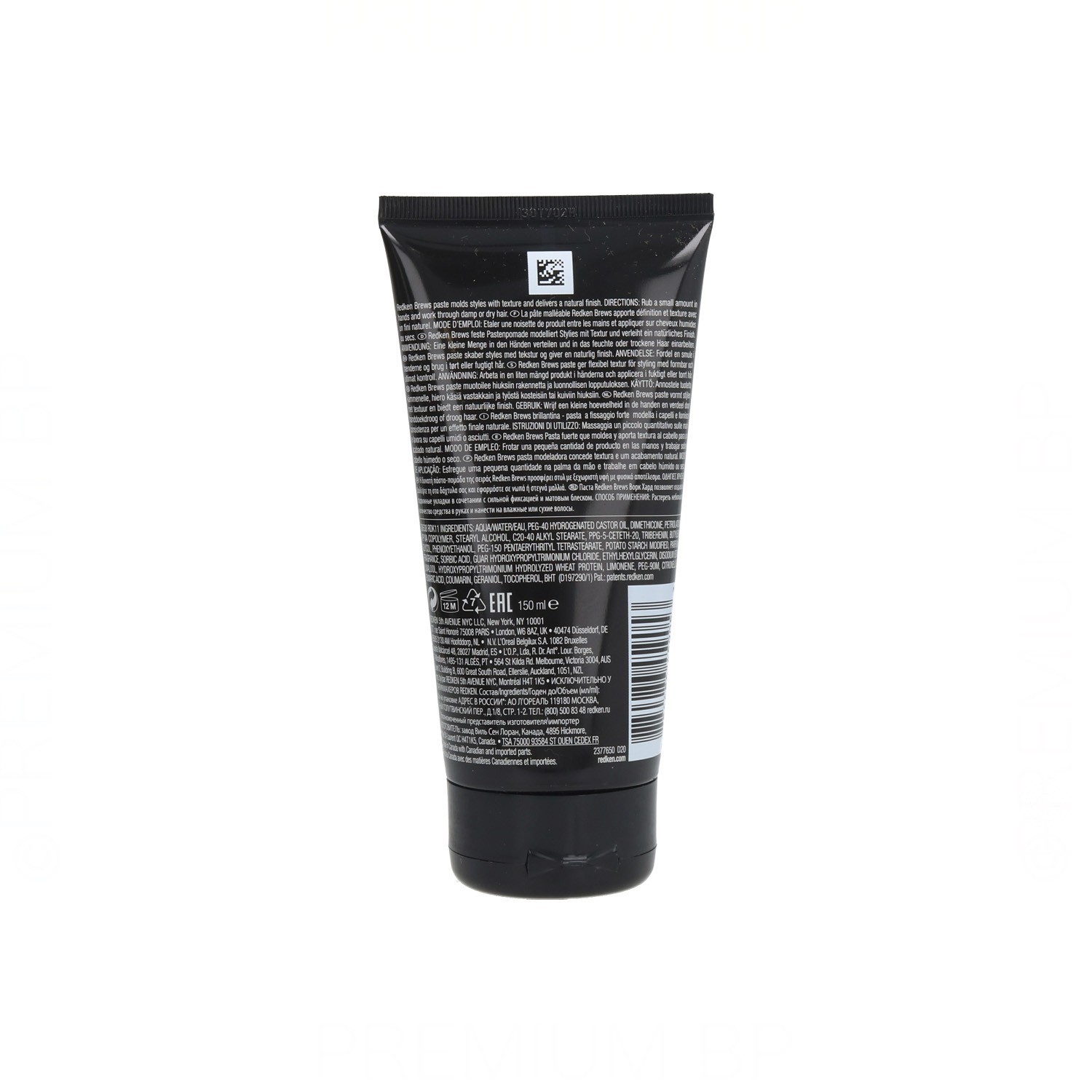 Redken Brews Work Hard Molding Paste (Tubo) 150 ml