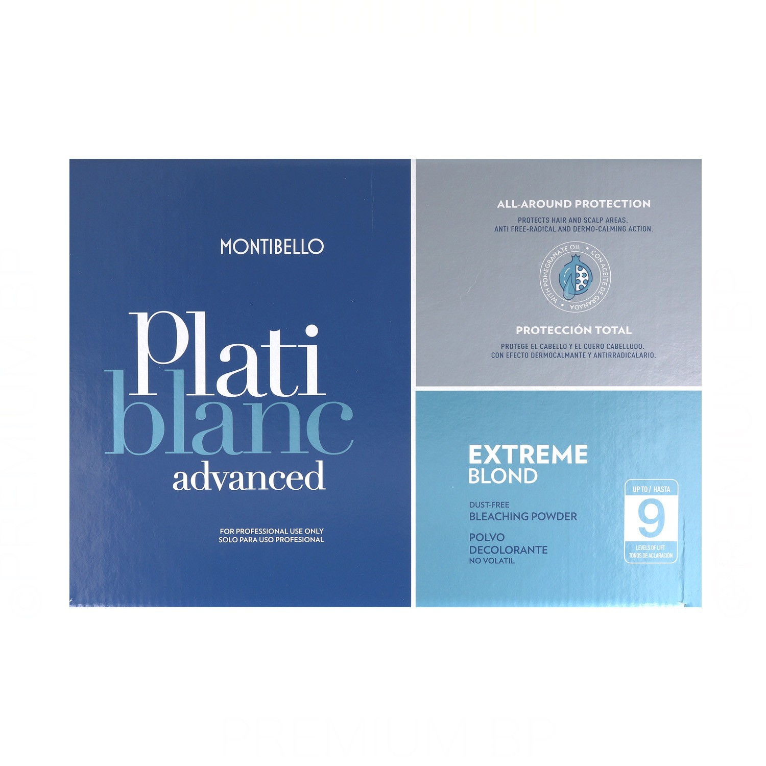 Montibello Platiblanc Advance Extreme Blond Deco 9 Niveles 2 X 500 gr