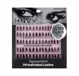 I Envy Individual Lash/Cilios Ultra Preto Know Free Médio 70Pc (Pkpe05Ub)