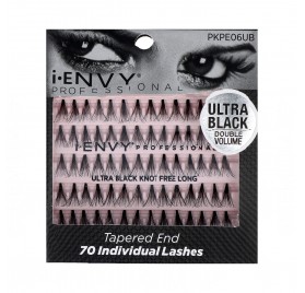 I Envy Individual Lash/Cilios Ultra Preto Know Free Longo 70Pc (Pkpe06Ub)