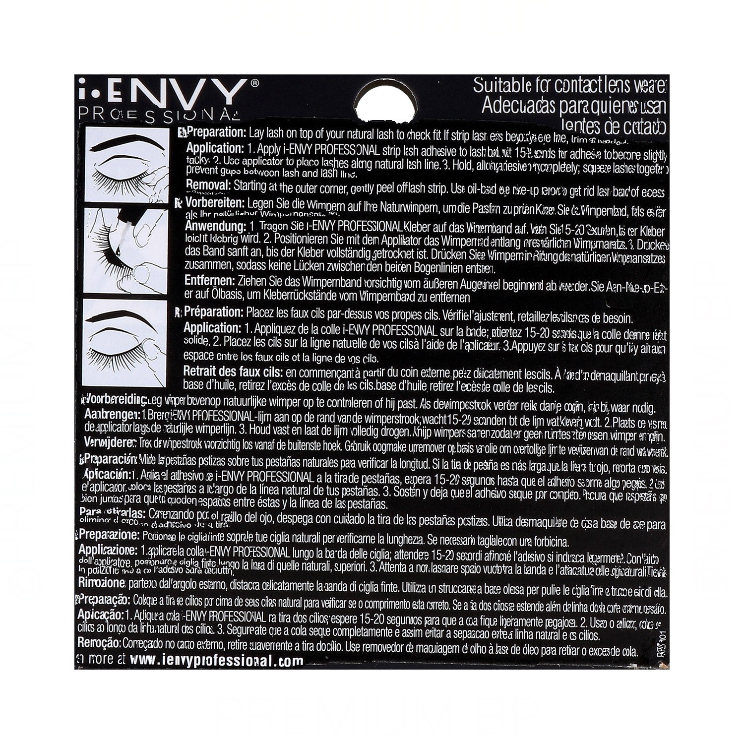 I Envy Strip Lash/Pestañas Banda Paparazzi 04 (Pkpe20)