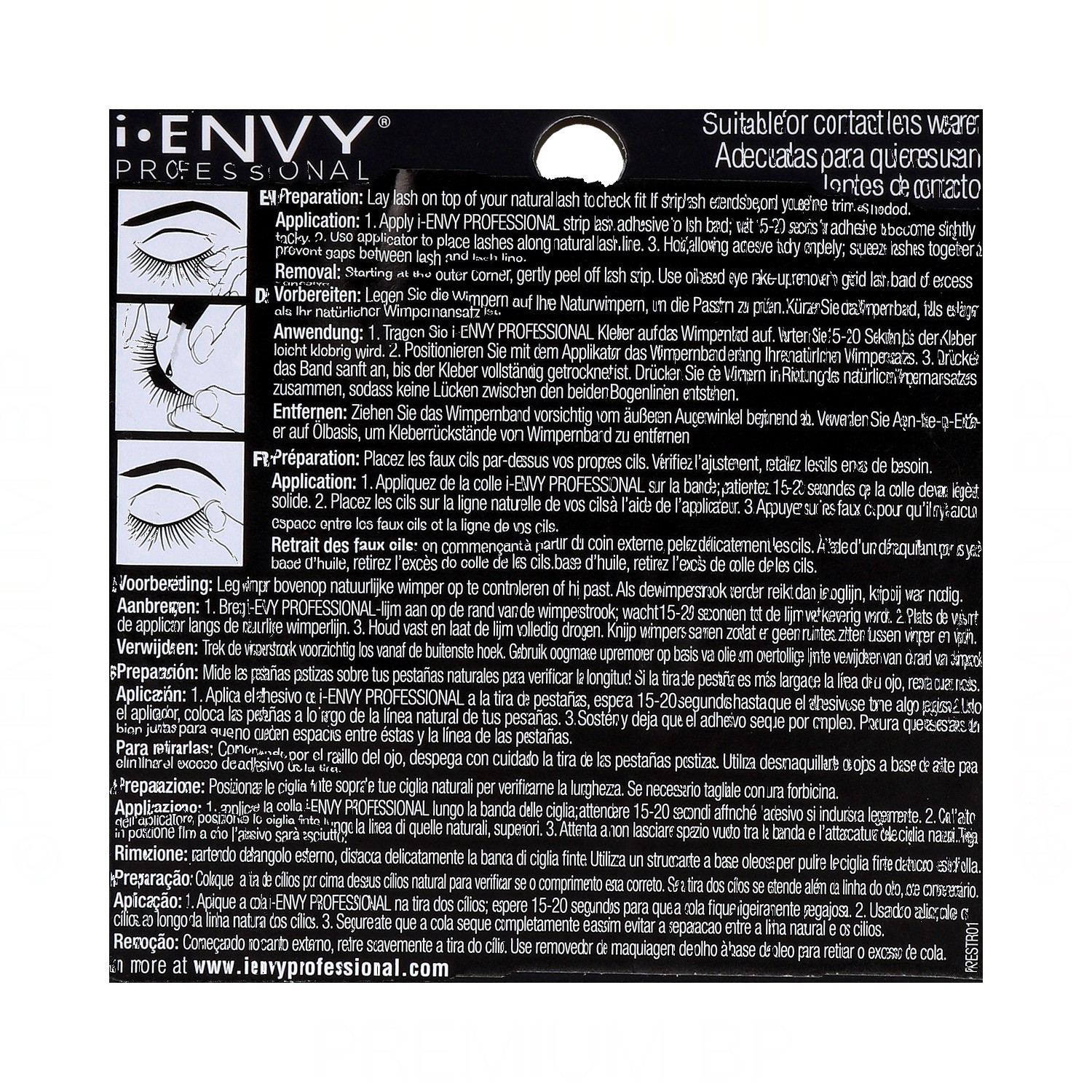 I Envy Strip Lash/Cilios Banda Diva 03 (Pkpe23)