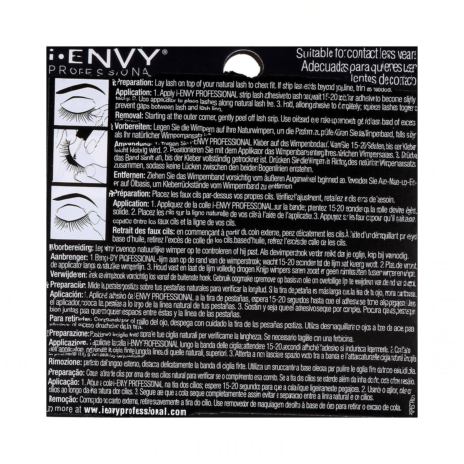 I Envy Strip Lash/Pestañas Banda Diva 04 (Pkpe24)