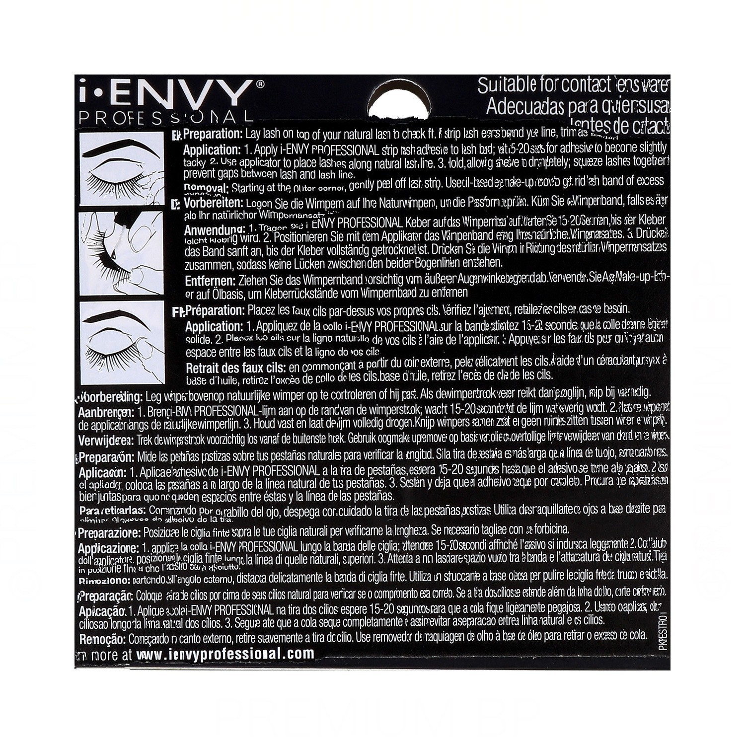 I Envy Strip Lash/Pestañas Banda Demi Wispies 01 (Pkpe33)