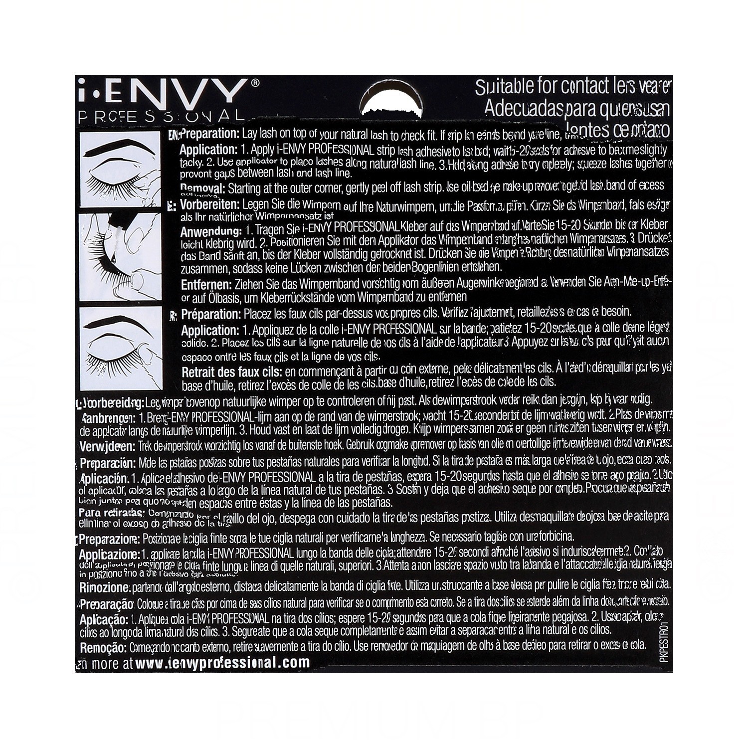 I Envy Strip Lash/Pestañas Banda Hollywood 02 (Pkpe37)
