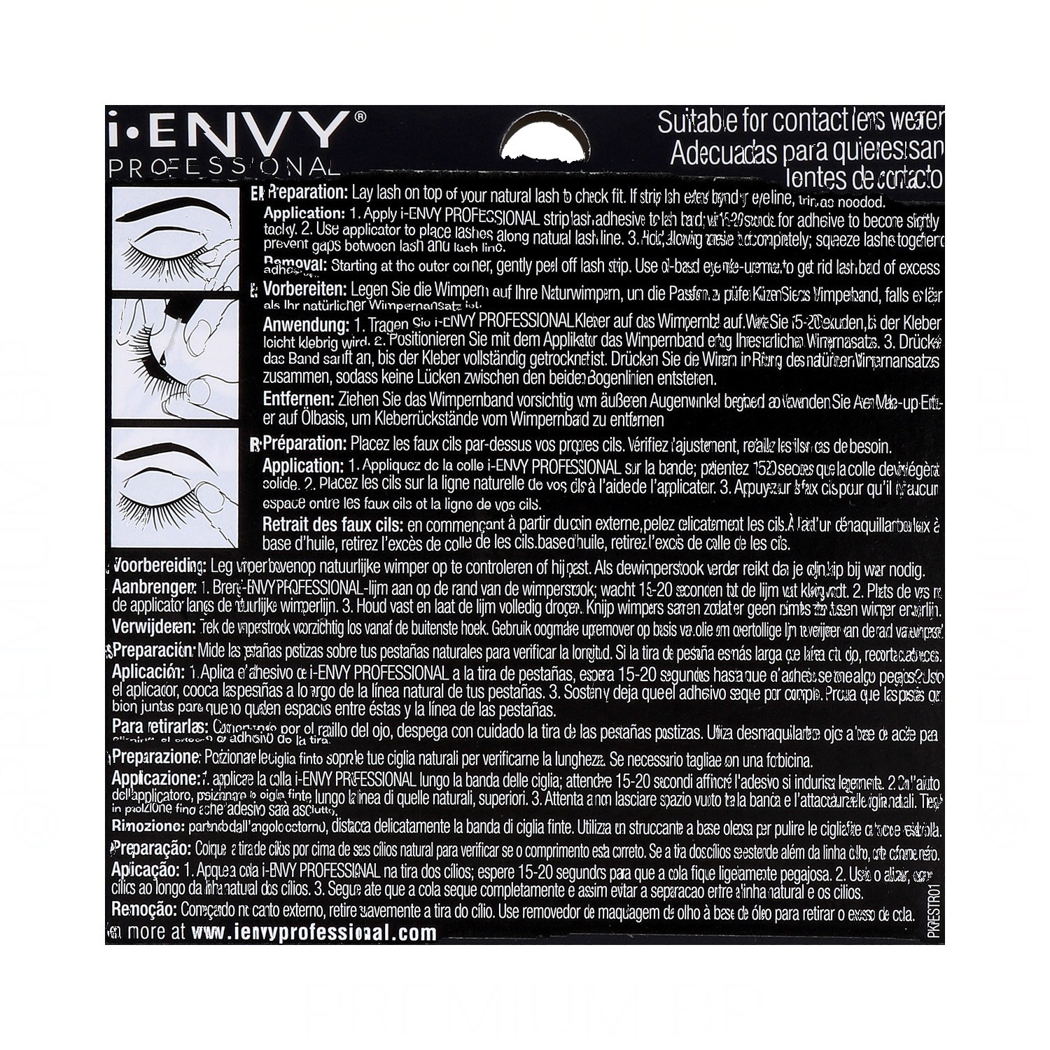 I Envy Strip Lash/Pestañas Banda Hollywood 04 (Pkpe51)