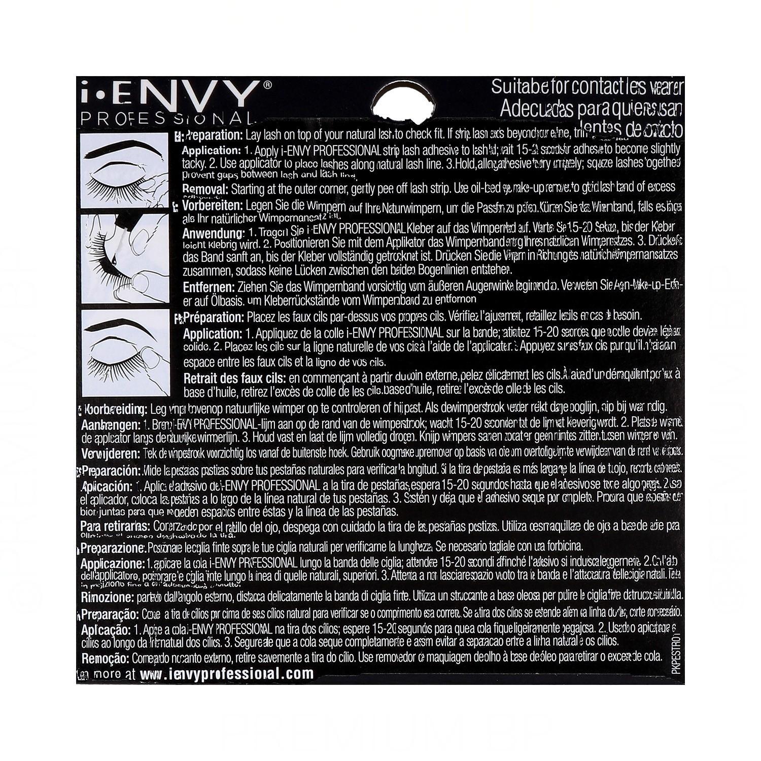 I Envy Strip Lash/Pestañas Banda So Wispy 01 (Pkpe58)
