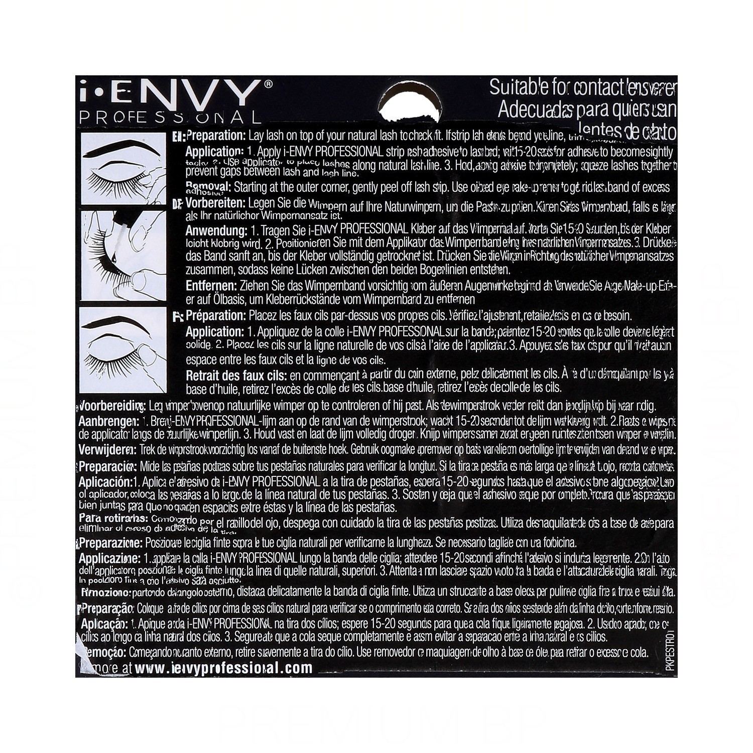 I Envy Strip Lash/Pestañas Banda So Wispy 08 (Pkpe67)