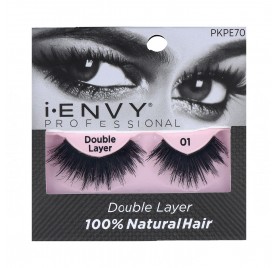 I Envy Strip Lash/Pestañas Banda Double Layer 01 (Pkpe70)