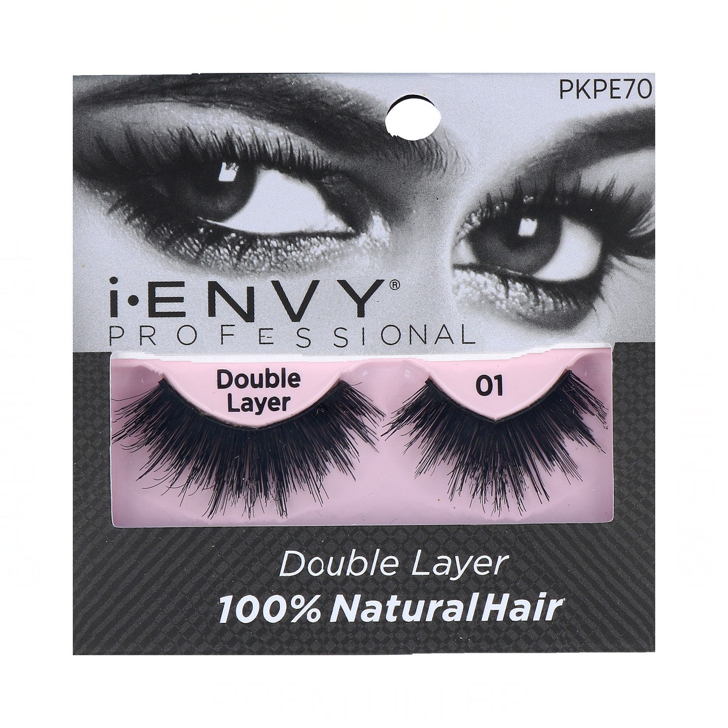 I Envy Strip Lash/Pestañas Banda Double Layer 01 (Pkpe70) I Envy Strip Lash/Pestañas Banda Double Layer 01 (Pkpe70)