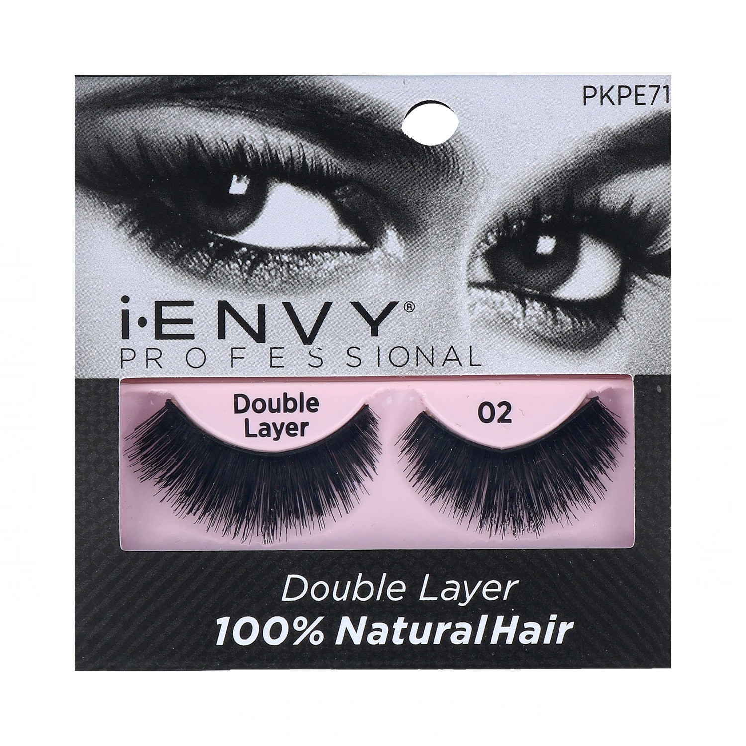 I Envy Strip Lash/Pestañas Banda Double Layer 02 (Pkpe71)